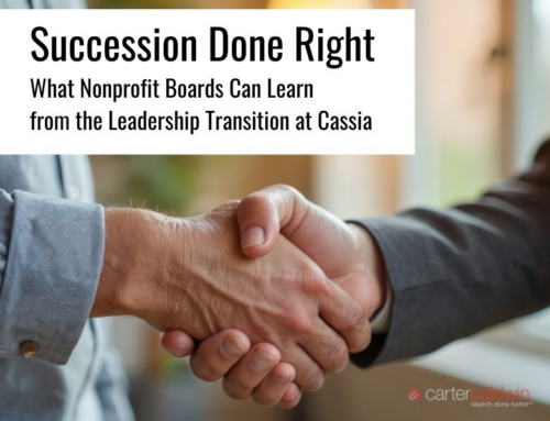 Succession Done Right: What Nonprofits Can Learn from the Leadership Transition at Cassia